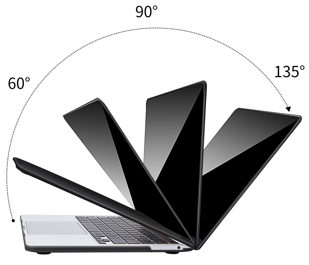 Techprotectus Matte Black Hardshell Case For 2020, M1 2020 MacBook Air 13" - Image 7